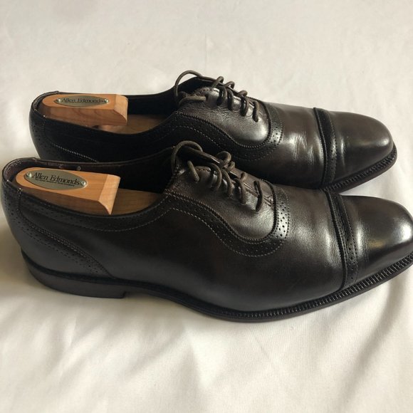 Allen Edmonds Plain-toe Lace-up Oxford Shoes - 10.5D Brown main image 5